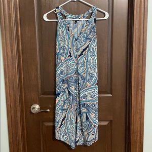 Banana Republic Paisley Tank Top Dress